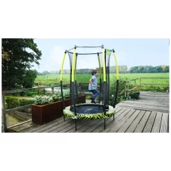 EXIT TOYS EXIT Tiggy Junior Trampoline Met Veiligheidsnet ø140cm - Zw -Hudora Winkel 1080846g