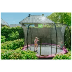 EXIT TOYS EXIT Silhouette Inground Trampoline ø427cm Met Veiligheidsn -Hudora Winkel 1080872g