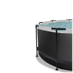 EXIT TOYS EXIT Black Leather Zwembad ø360x122cm Met Zandfilterpomp - -Hudora Winkel 1080900c