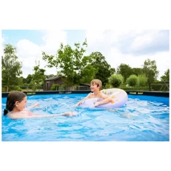 EXIT TOYS EXIT Black Leather Zwembad ø360x122cm Met Zandfilterpomp - -Hudora Winkel 1080900h