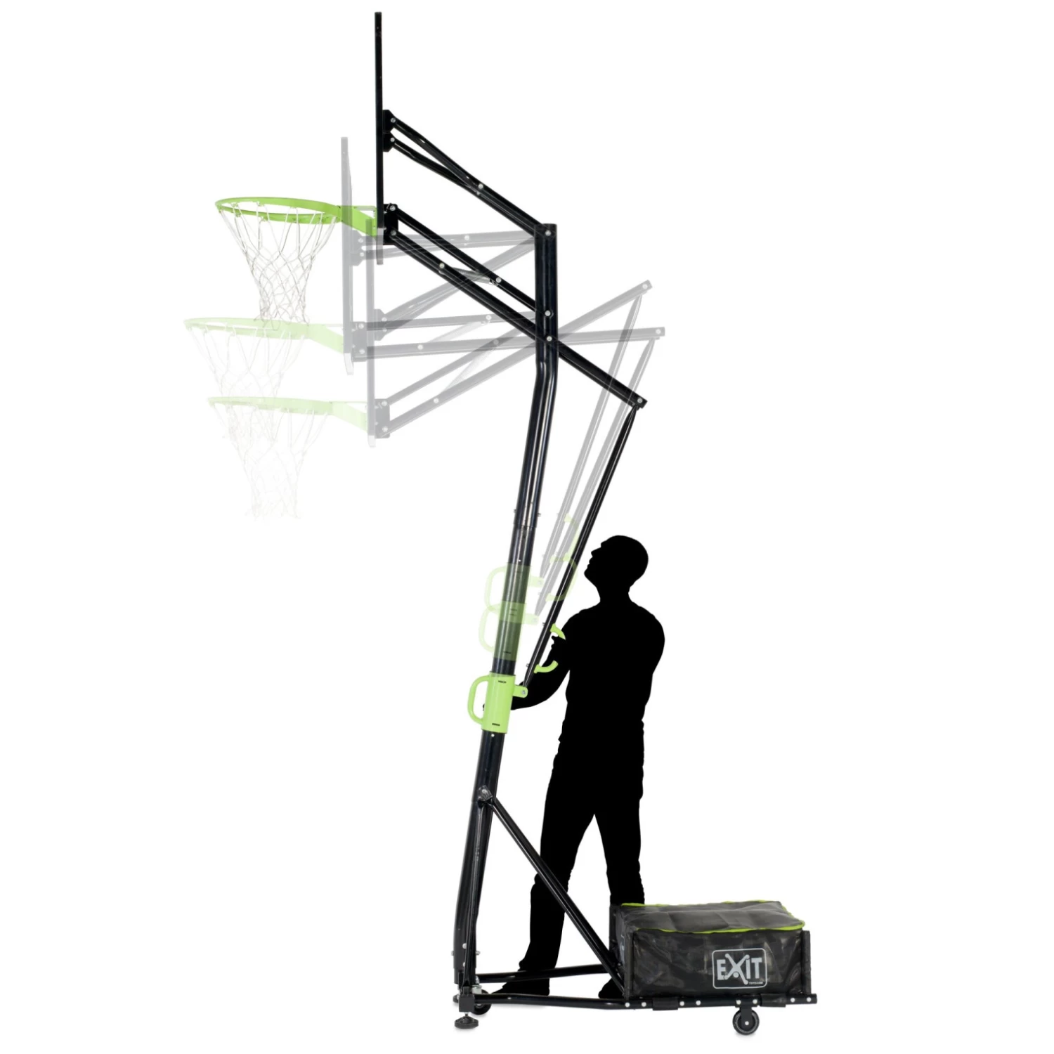 EXIT TOYS EXIT Galaxy Verplaatsbaar Basketbalbord Op Wielen Met Dunkring 4 EXIT TOYS EXIT Galaxy Verplaatsbaar Basketbalbord Op Wielen Met Dunkring - Afbeelding 4