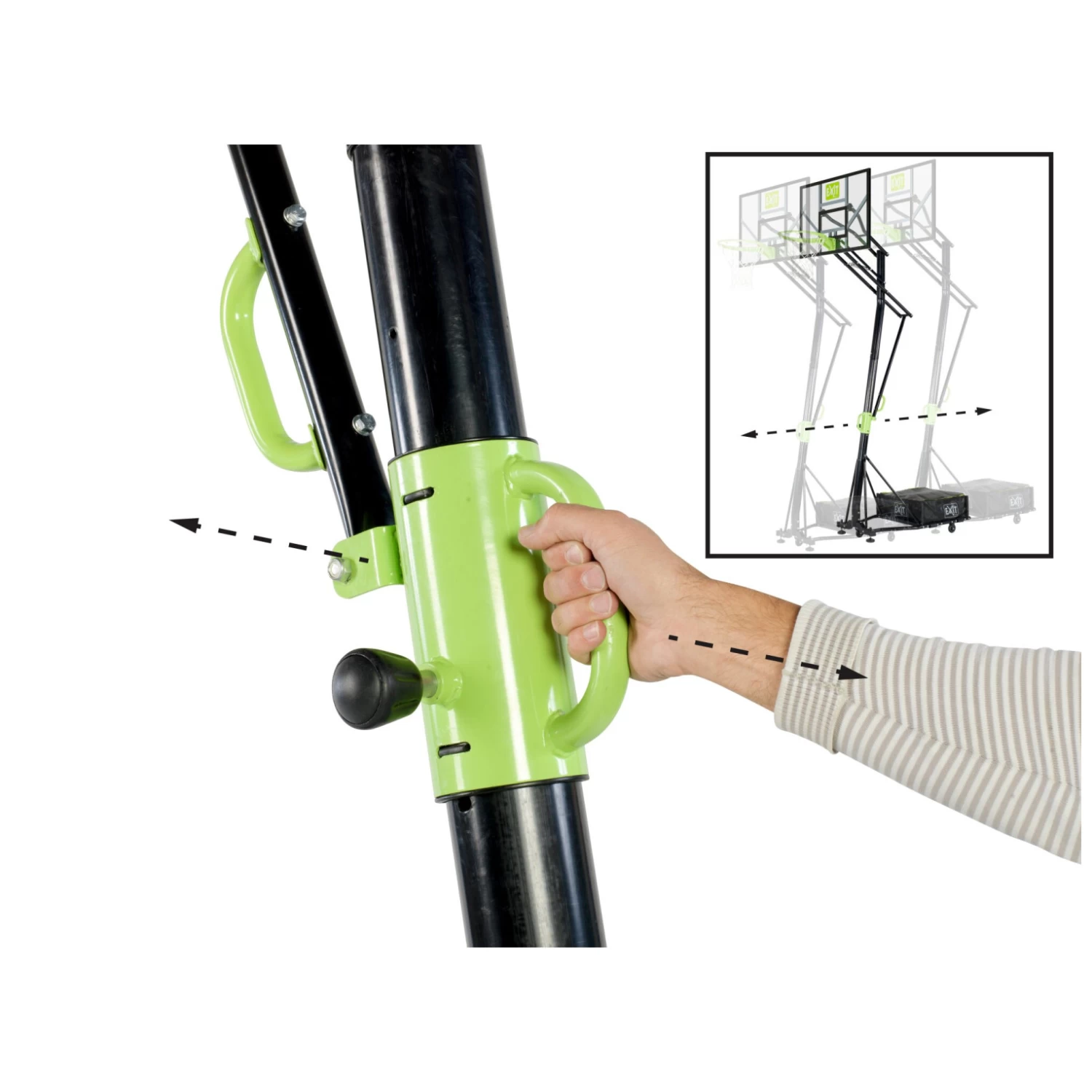 EXIT TOYS EXIT Galaxy Verplaatsbaar Basketbalbord Op Wielen Met Dunkring 6 EXIT TOYS EXIT Galaxy Verplaatsbaar Basketbalbord Op Wielen Met Dunkring - Afbeelding 6