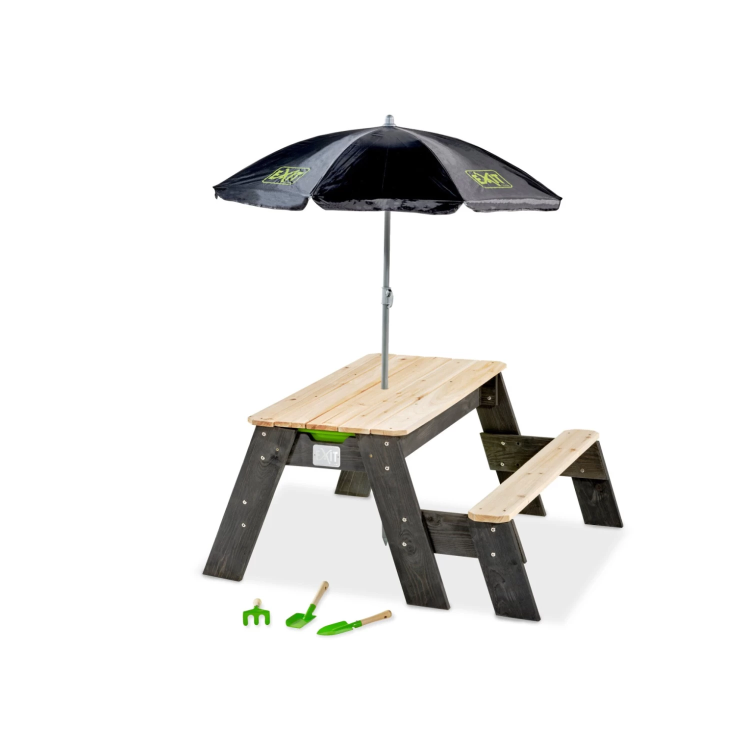 EXIT TOYS EXIT Aksent Zand-, Water- En Picknicktafel (1 Bankje) Met Pa 2 EXIT TOYS EXIT Aksent Zand-, Water- En Picknicktafel (1 Bankje) Met Pa - Afbeelding 2
