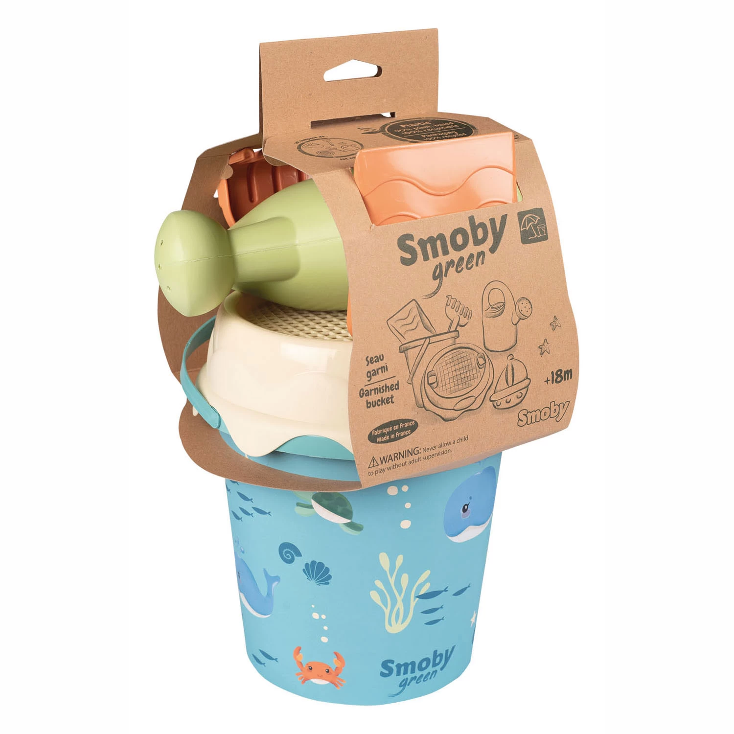 Smoby Green Strandset Onderwaterwereld, 5dlg. 2 Smoby Green Strandset Onderwaterwereld, 5dlg. - Afbeelding 2