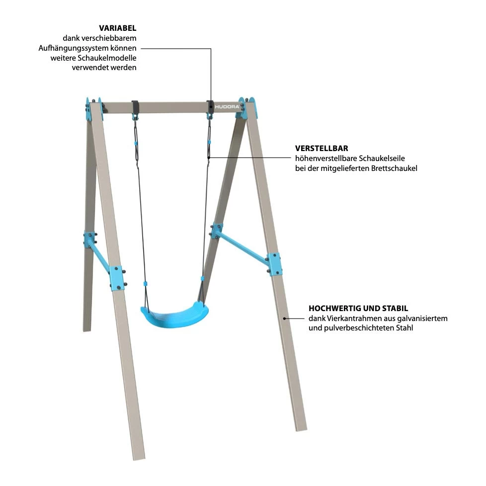 HUDORA Schommel Vario Basis 4 HUDORA Schommel Vario Basis - Afbeelding 4