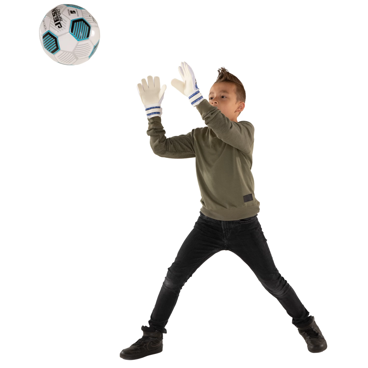 HUDORA Keepershandschoenen - Maat M 4 HUDORA Keepershandschoenen - Maat M - Afbeelding 4