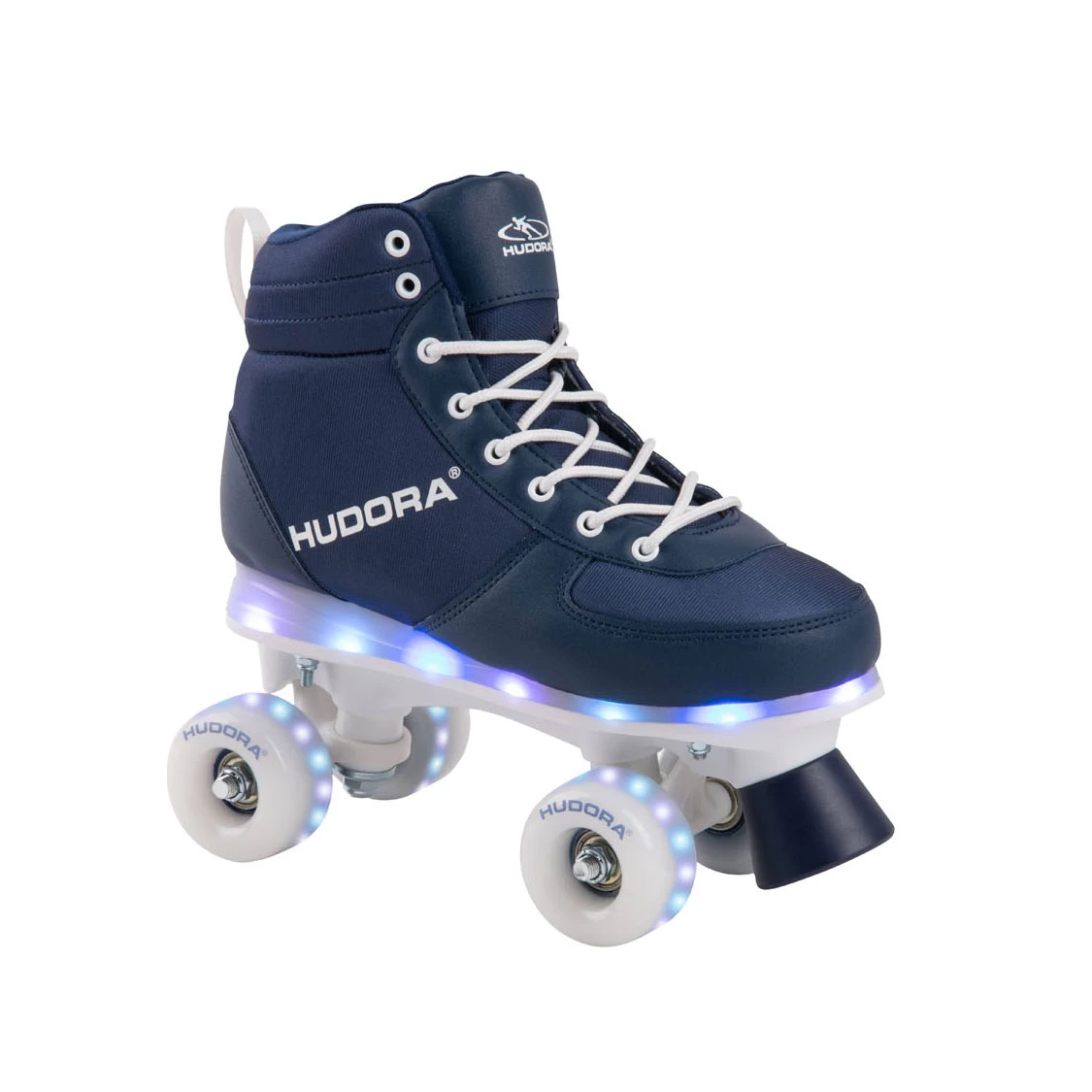 HUDORA Rolschaatsen Blauw Met LED, Maat 35-36 1 HUDORA Rolschaatsen Blauw Met LED, Maat 35-36