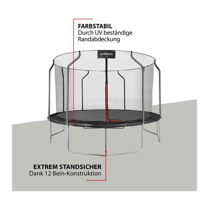 HUDORA First Trampoline 400V 4 HUDORA First Trampoline 400V - Afbeelding 4