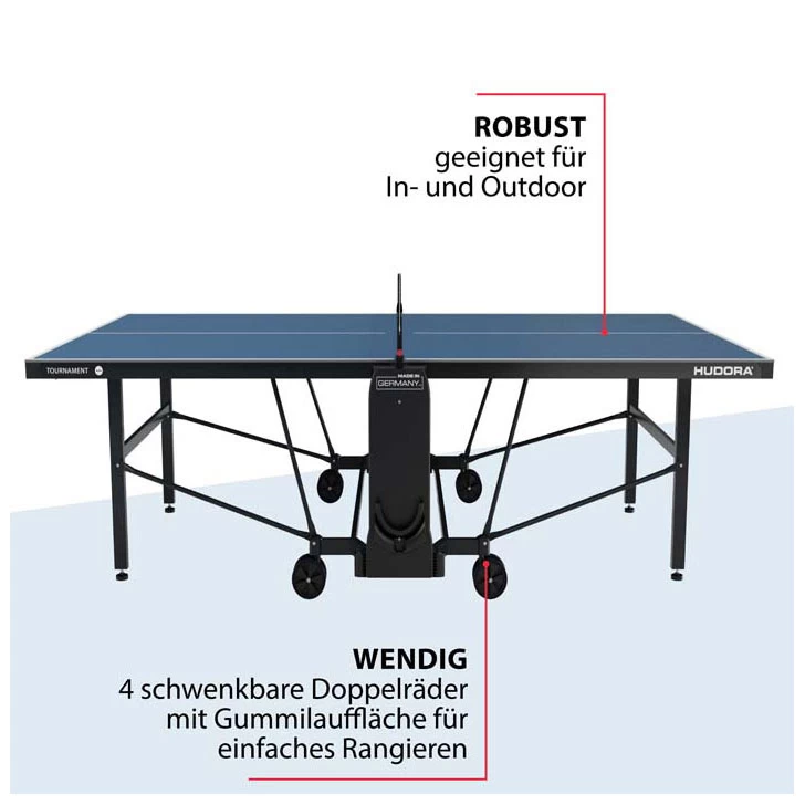 HUDORA Tafeltennistafel Tournament 6 HUDORA Tafeltennistafel Tournament - Afbeelding 6