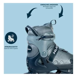 HUDORA Skeelers Leon 2.0 Ccean Blauw, Maat 33-36 -Hudora Winkel 1490313d