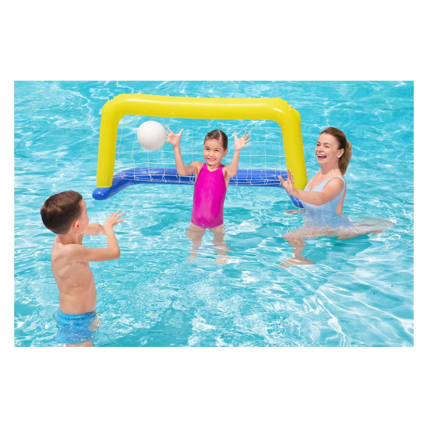 Bestway Opblaasbaar Waterpolo Frame Met Bal 10 Bestway Opblaasbaar Waterpolo Frame Met Bal - Afbeelding 10