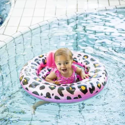 Swim Essentials Baby Zwemzitje Roze Luipaard, 0-1 Jaar -Hudora Winkel 1985021f