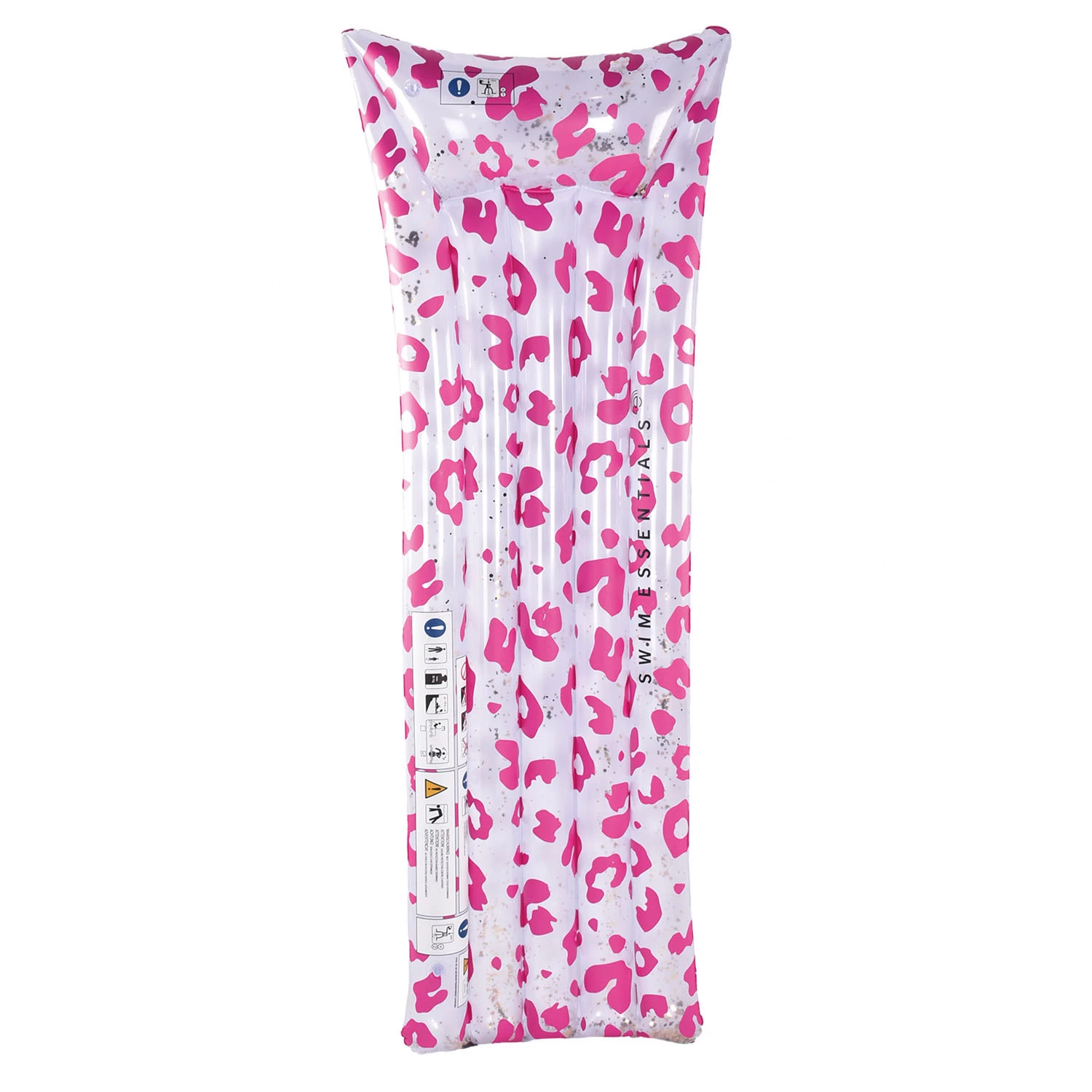 Swim Essentials Luxe Luchtbed Panterprint Neon 1 Swim Essentials Luxe Luchtbed Panterprint Neon