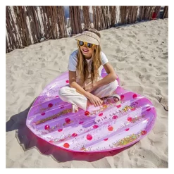 Swim Essentials Luchtbed Roze Met Rode Stippen Hart -Hudora Winkel 1985096e