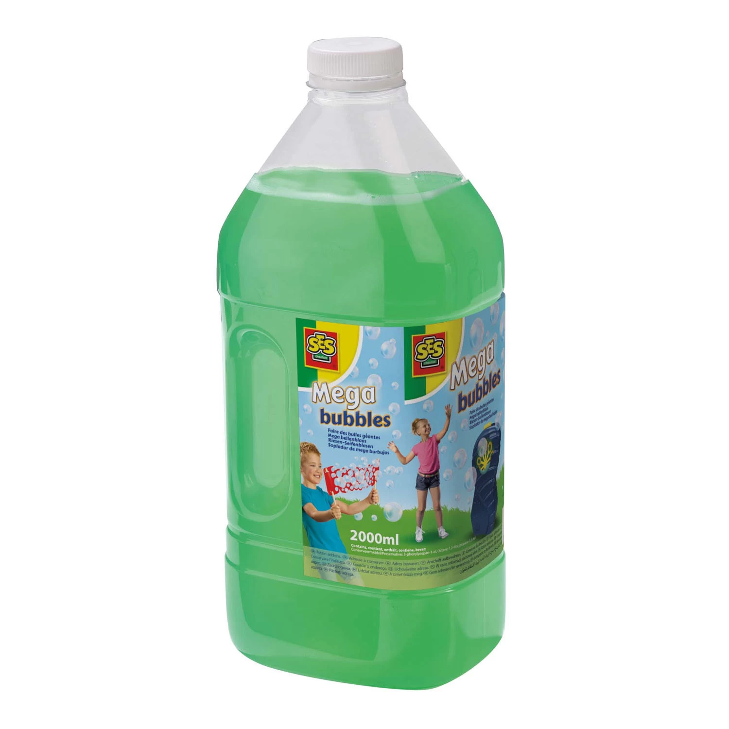 SES XL Mega Bellenblaas Navulling, 2000ml 1 SES XL Mega Bellenblaas Navulling, 2000ml