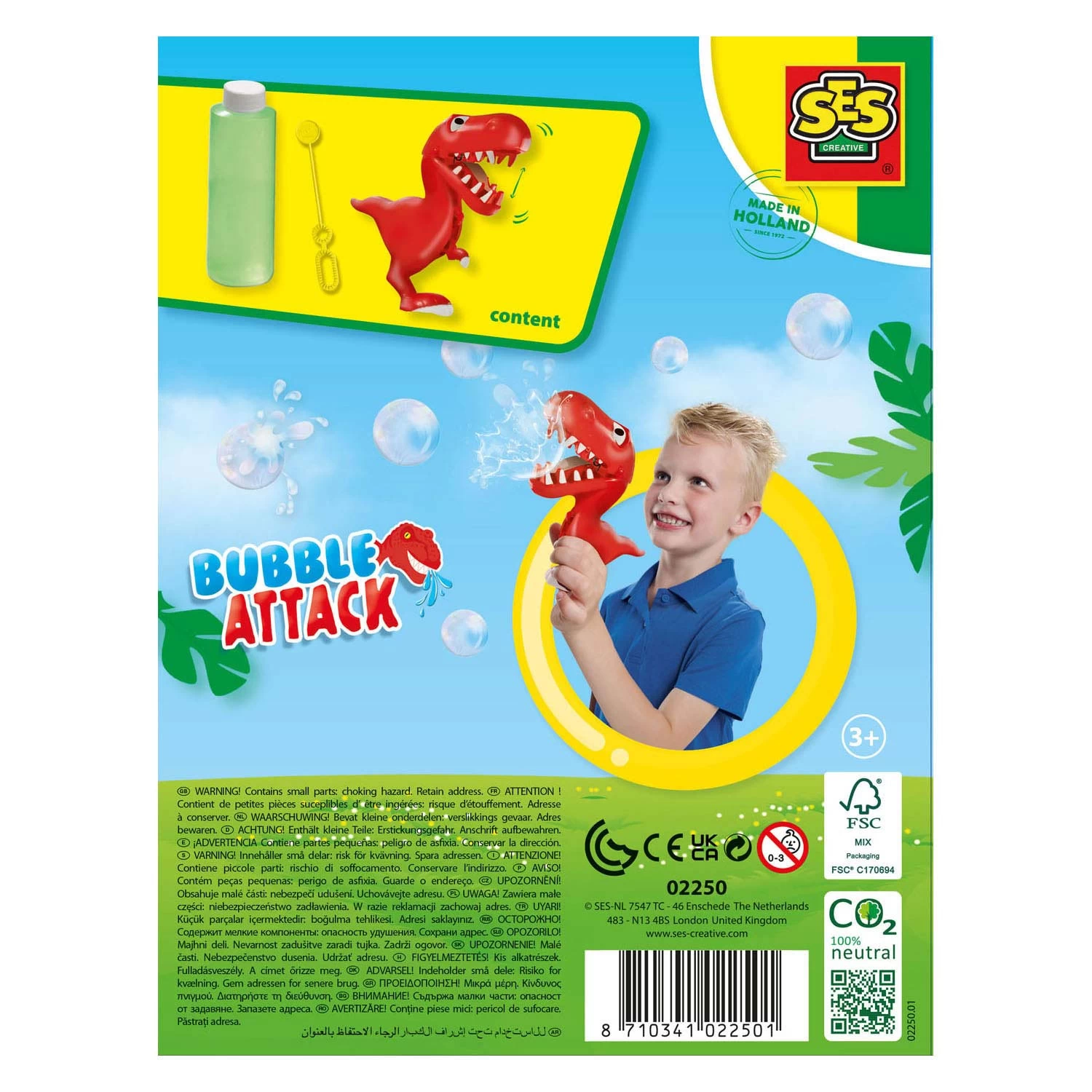 SES Bubble Happer Dino Bellenblaas 5 SES Bubble Happer Dino Bellenblaas - Afbeelding 5