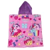 Kids Licensing Handdoek Poncho Eenhoorn Cupcakes, 60x120cm