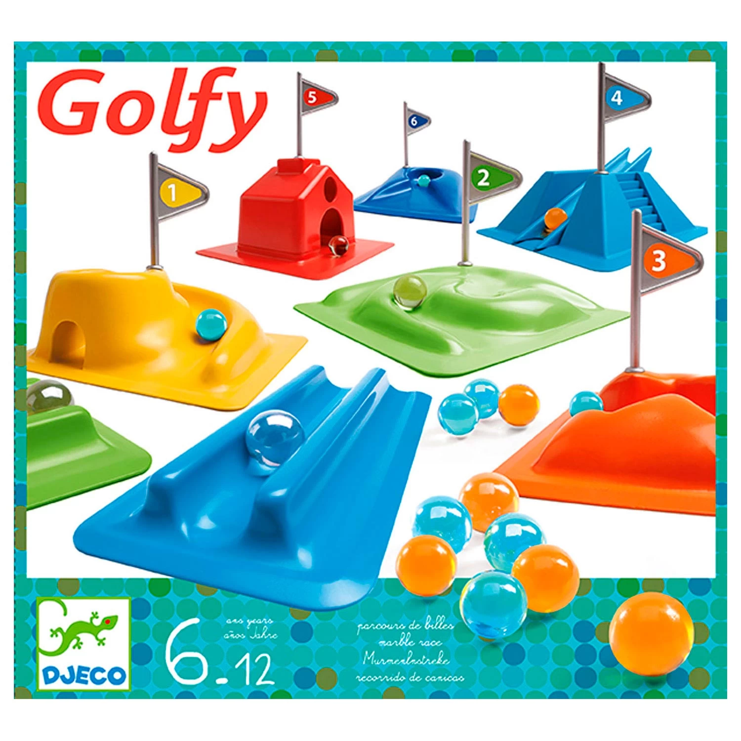 Djeco Knikker Minigolf 1 Djeco Knikker Minigolf