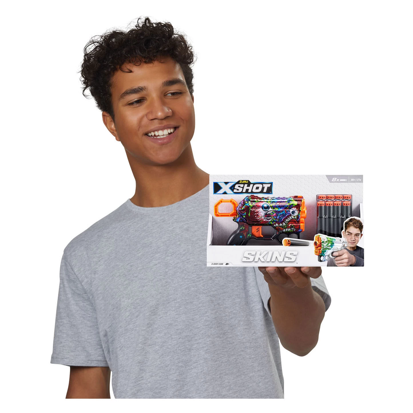 ZURU X-Shot Skins Menace Met 8 Darts 9 ZURU X-Shot Skins Menace Met 8 Darts - Afbeelding 9