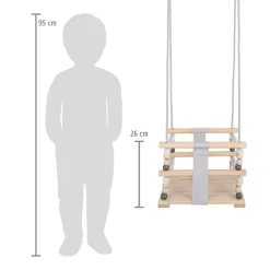 Small Foot - Houten Babyschommel Skandi -Hudora Winkel 5410259g