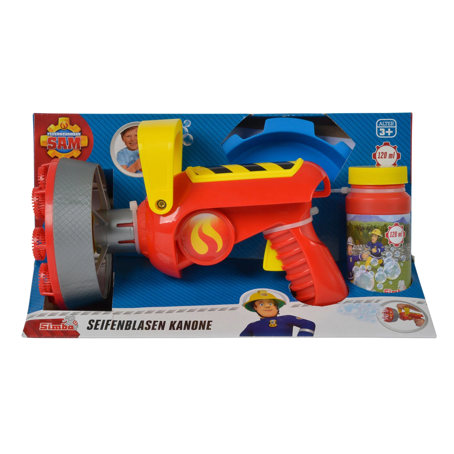 SIMBA Brandweerman Sam Bellenblaaspistool 2 SIMBA Brandweerman Sam Bellenblaaspistool - Afbeelding 2