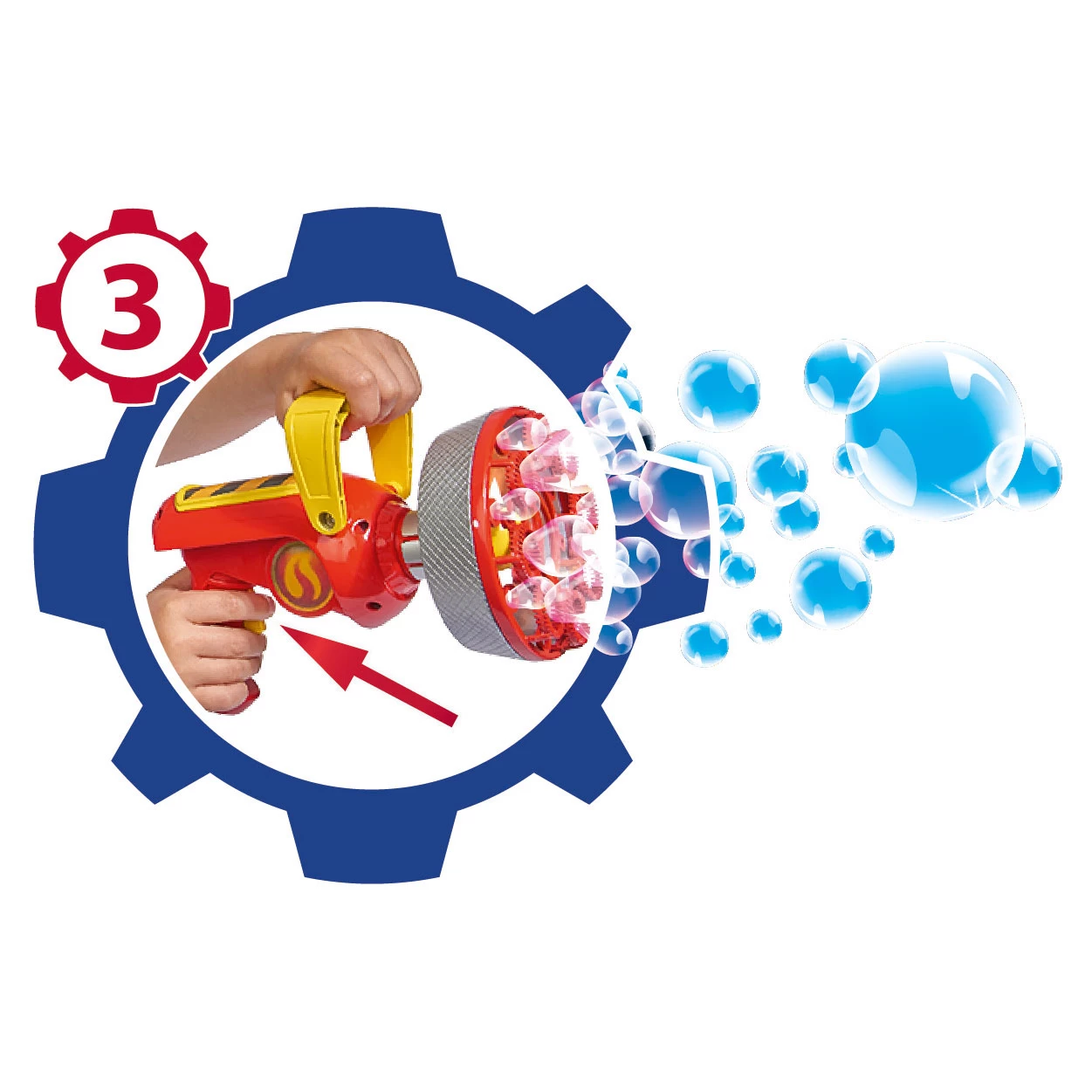 SIMBA Brandweerman Sam Bellenblaaspistool 8 SIMBA Brandweerman Sam Bellenblaaspistool - Afbeelding 8