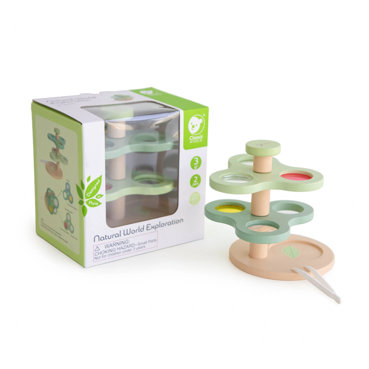 Classic World Houten Insecten En Ontdekset, 2dlg. 3 Classic World Houten Insecten En Ontdekset, 2dlg. - Afbeelding 3