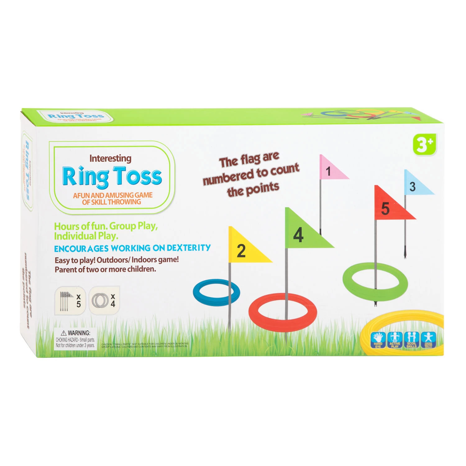 Ringwerpen Speelset, 9dlg. 2 Ringwerpen Speelset, 9dlg. - Afbeelding 2